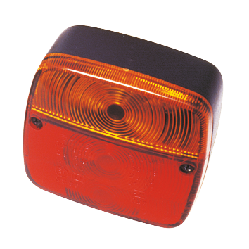 Halogen rear light | left and right | license plate light |  2 lamps