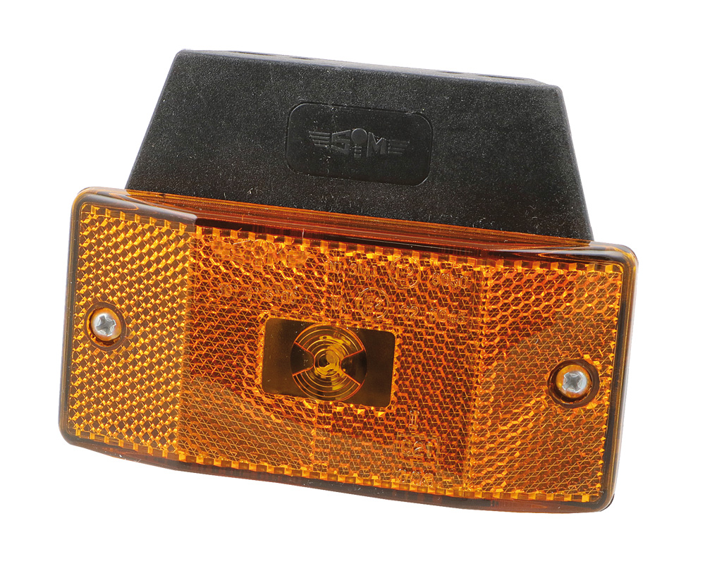 LED marker light | 12-24V | avec support | amber