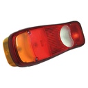 Rear light | left | 5 functions | reflector | horizontal | DIN