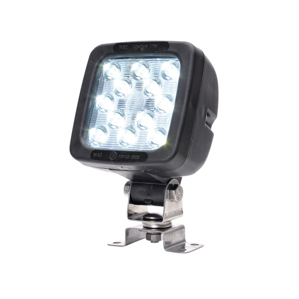 Werklamp | LED | 10-35V | vierkant | 2400 lumen | schakelaar