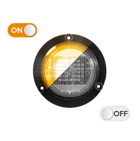 Flitslicht | Rearguard | LED | 12-24V | oranje