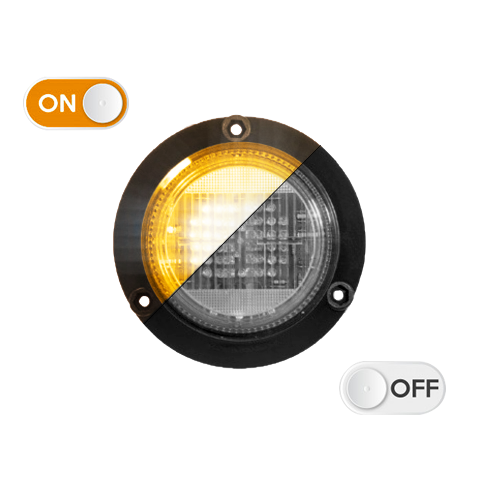 LED Flitslicht | Rearguard | 12-24V | oranje