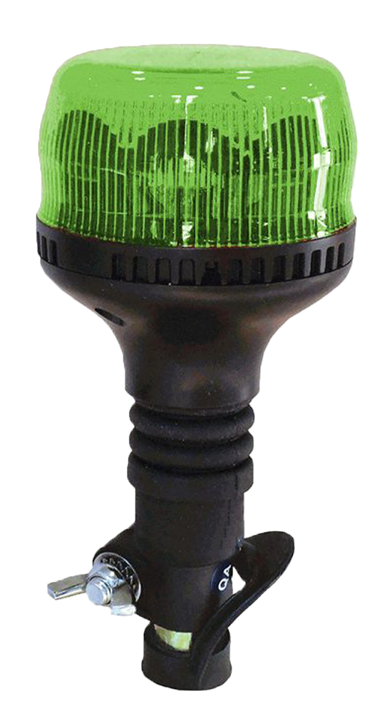 Baliza | LED | montaje con tubo flexible | 12-24V | verde