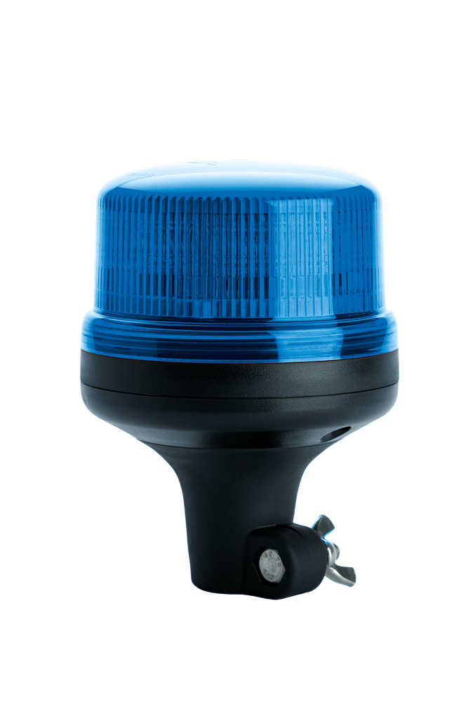 Gyrophare | LED | montage flexible sur tube | 12-24V | bleu