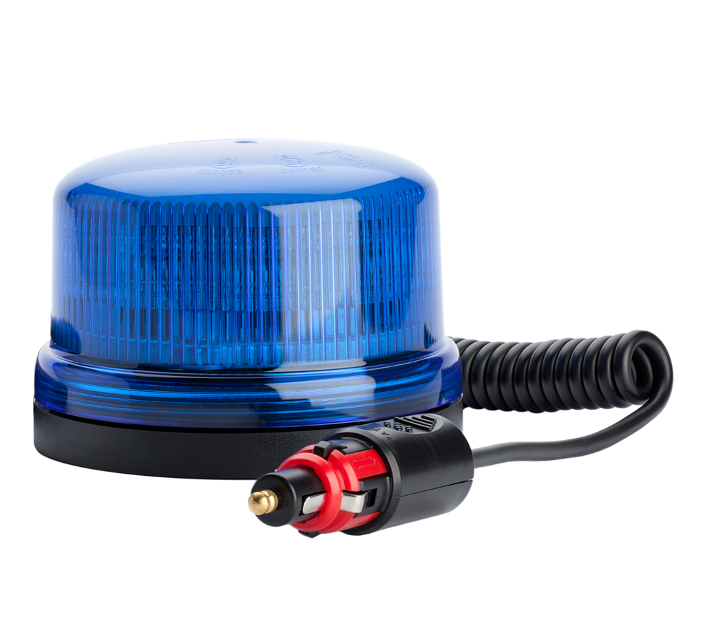 Gyrophare | LED | magnétique | 12-24V | bleu