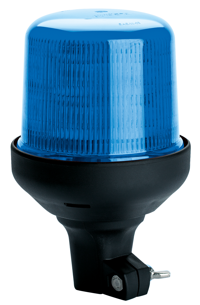 Gyrophare | LED | montage flexible sur tube | 12-24V | bleu