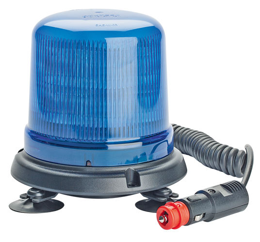 Gyrophare | LED | magnétique | 12-24V | bleu