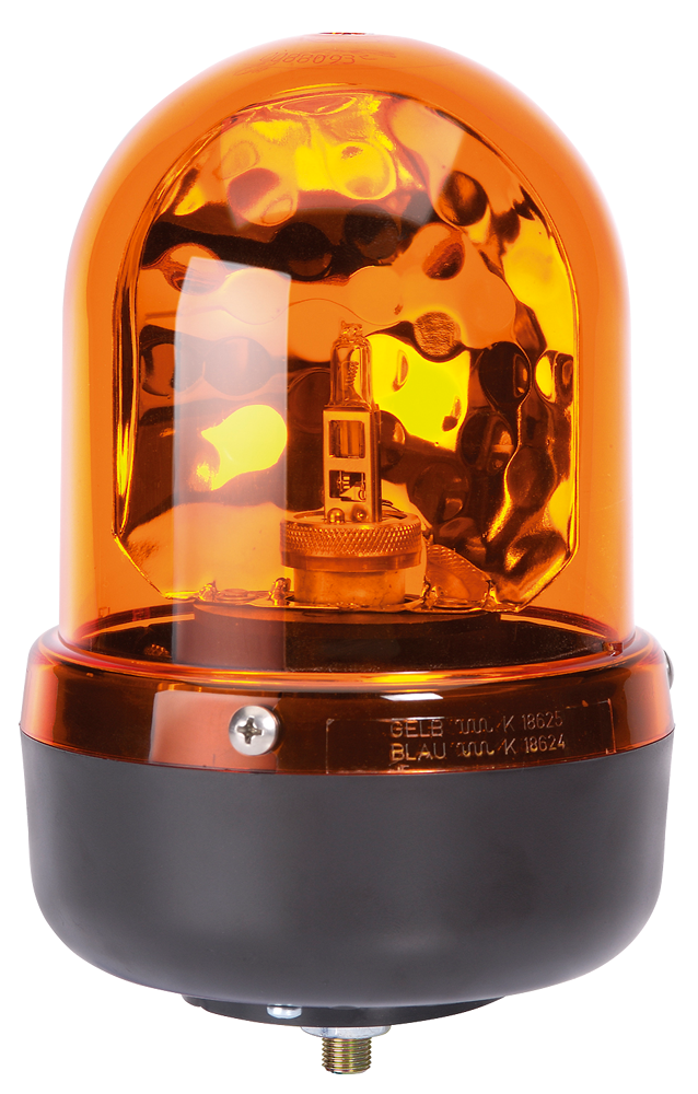 Rotating beacon | 1 bolt mount | 24V | amber