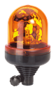 Rotating beacon | flex. tube mounting | 12V | amber