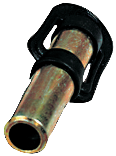 Receptacle tube | to weld | single pole