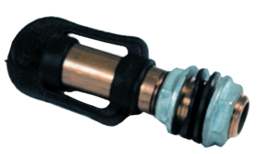 Receptacle tube screwed  | dual pole