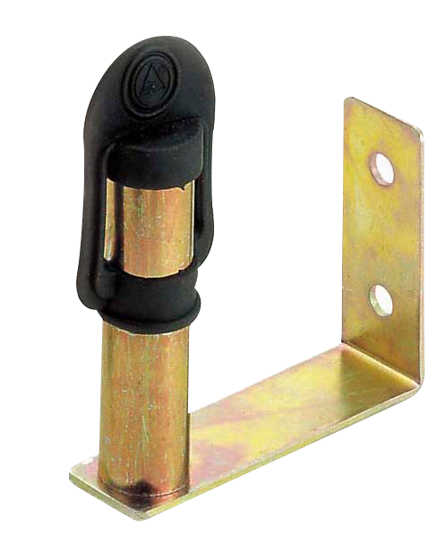 Receptacle tube | 90° bracket | single pole