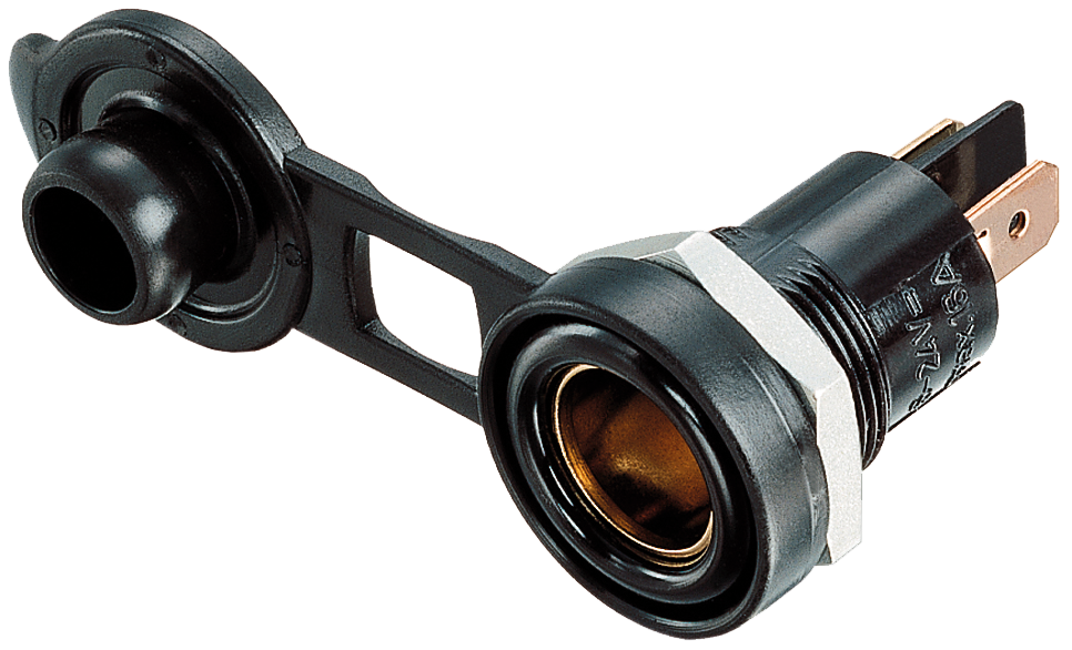 Socket | 2-pole | with cover