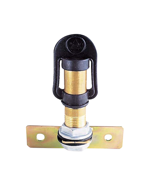 Receptacle tube | angled bracket | dual pole