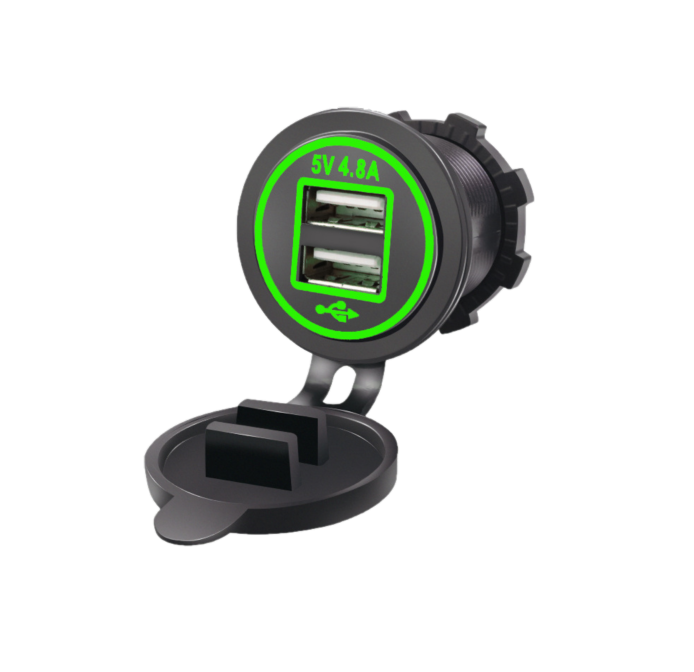 Cargador USB-A doble | para empotrar