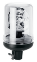 Rotating beacon | tube mounting | 12V | white