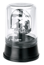 Rotating beacon | 3 bolt mount | 12-24V | white