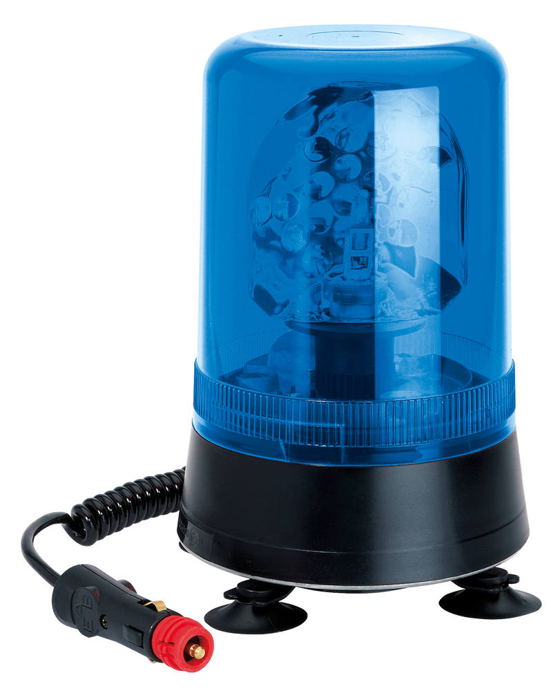 Rotating beacon | magnetic | 12-24V | blue
