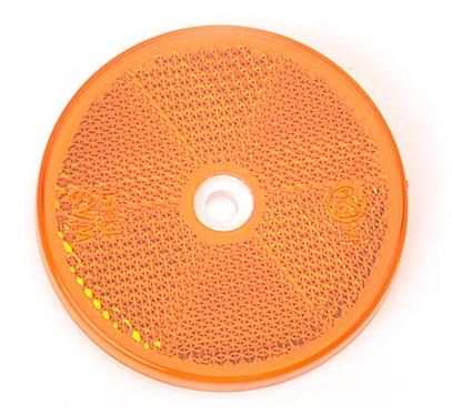 Catadioptre | rond | orange