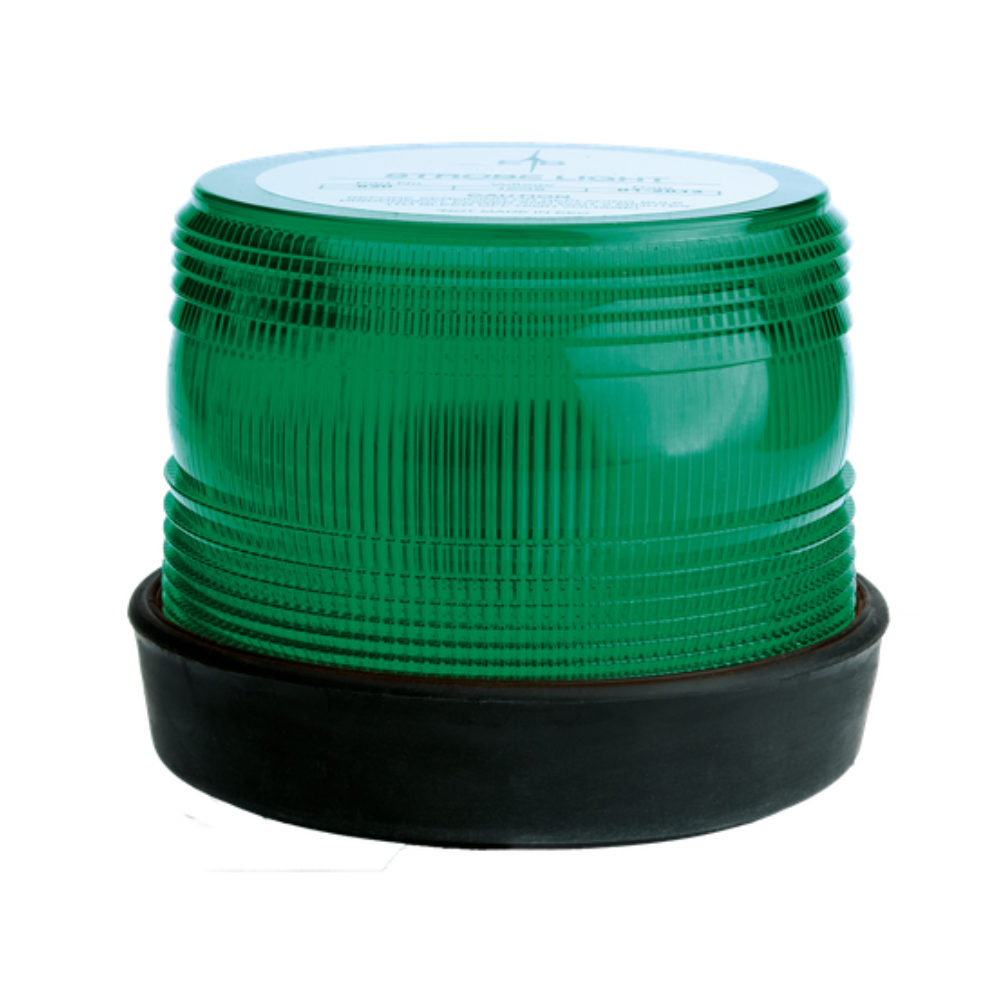 Gyrophare | Xenon | fixation 2 boulons | 12-48V | vert