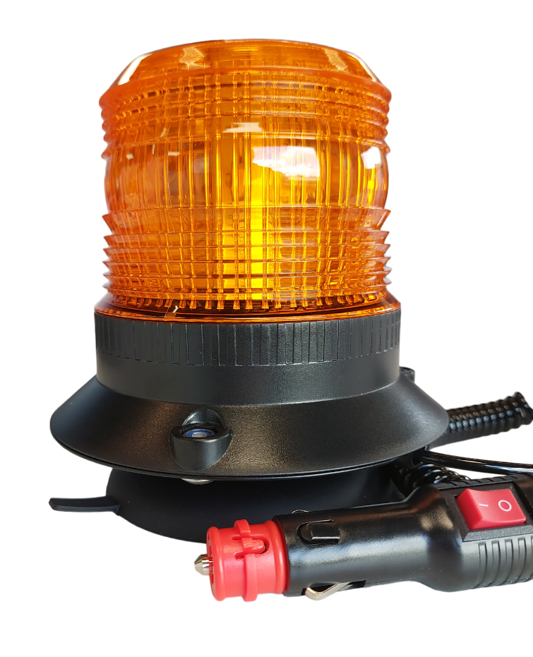 Rundumleuchte | LED | magnetisch | 12V | gelb