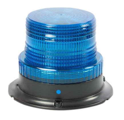 Flitslicht | LED | 3 puntsbevestiging | 10-110V | blauw