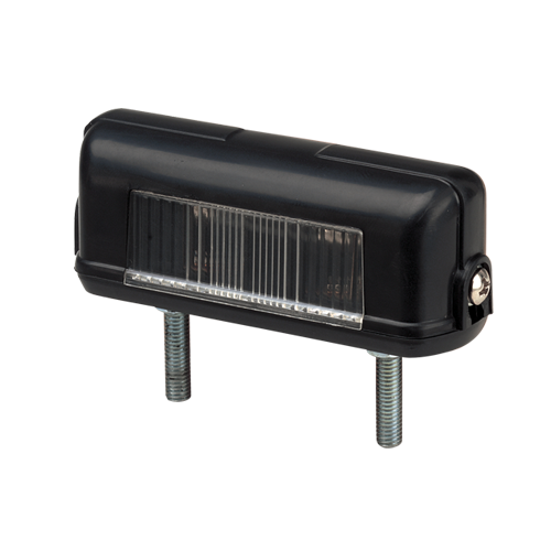 Fanale targa nero
