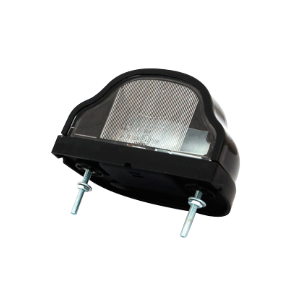 Luz de matrícula negra