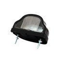 Licence plate light | halogen | black