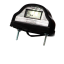 Licence plate light black