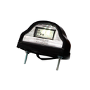 Licence plate light black
