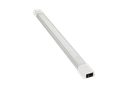 Interieurverlichting | LED | langwerpig | wit/alu