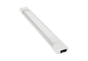 Interieurverlichting | LED | langwerpig | wit/alu
