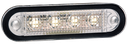 LED markeerverlichting | 4 LEDs  | 12-24V | wit