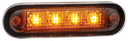 Feu d'encombrement LED | 4 LEDs | 12-24V | orange
