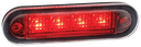 (C2-98-DV-RO) LED markeerverlichting | 4 LEDs | 12-24V | rood