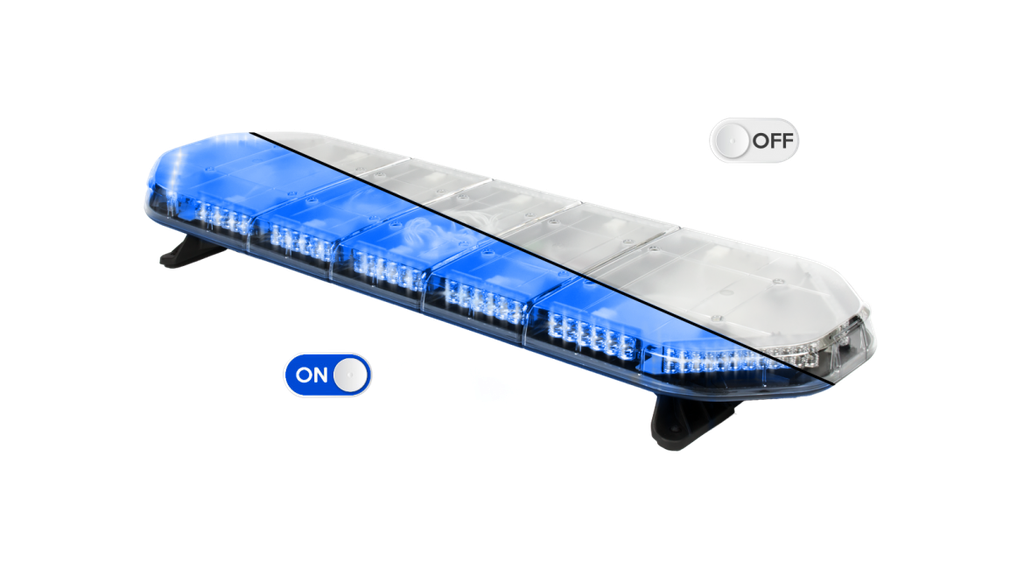 LEGION LED lichtbalk | 109 cm | blauw | 12V + besturing