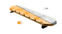 Barra de luces LEGION LED | 125 cm | ámbar | 24V + caja de control