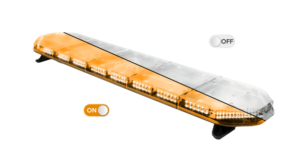 Barra de luces LEGION LED | 154 cm | ámbar | 24V