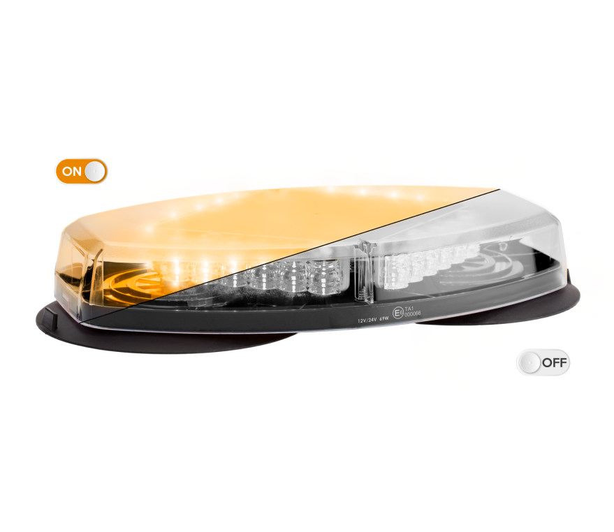 LEGION mini LED lichtbalk | magn. | 35,5 cm | oranje | 12-24V