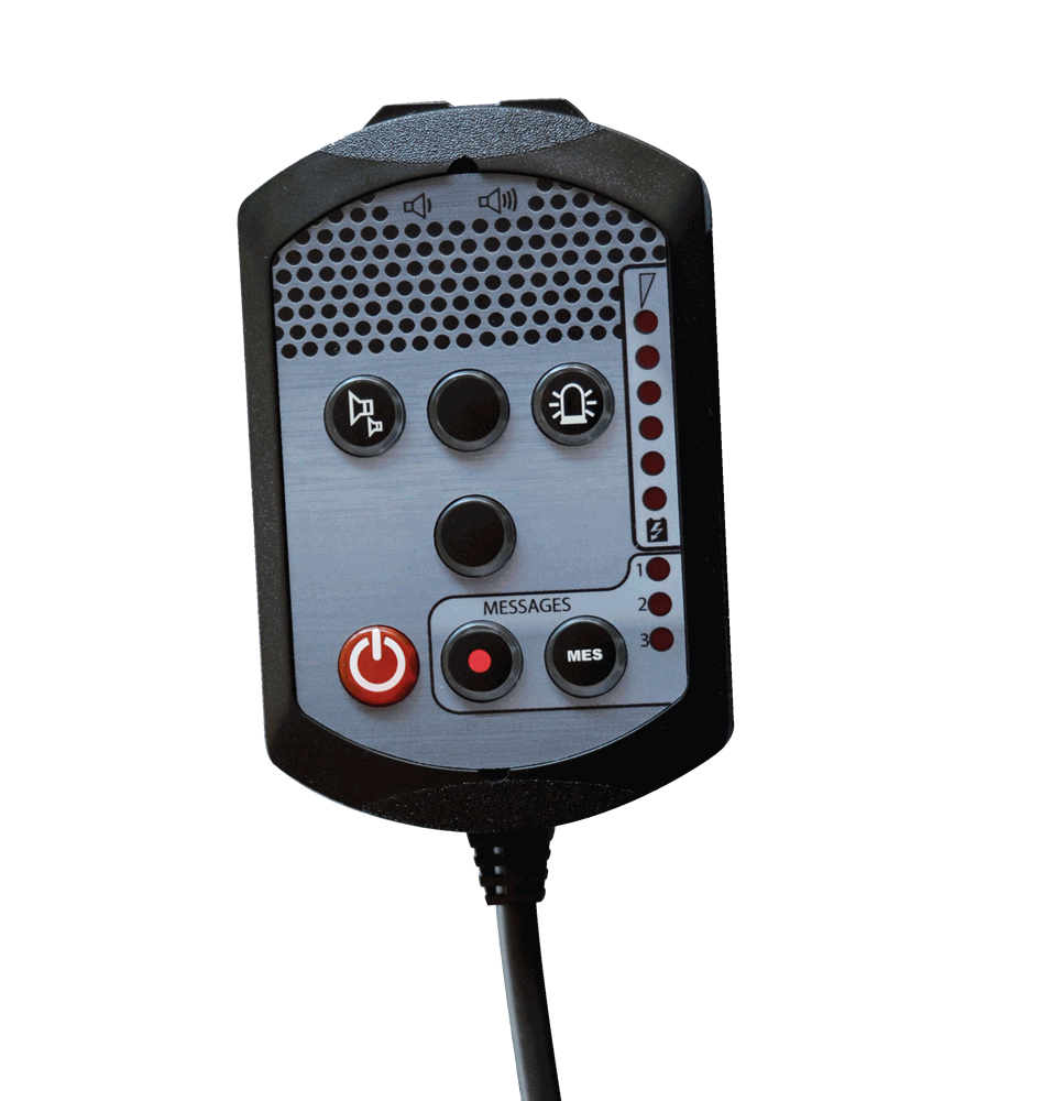 Universal 7-button Canbus system with integrated siren and PA