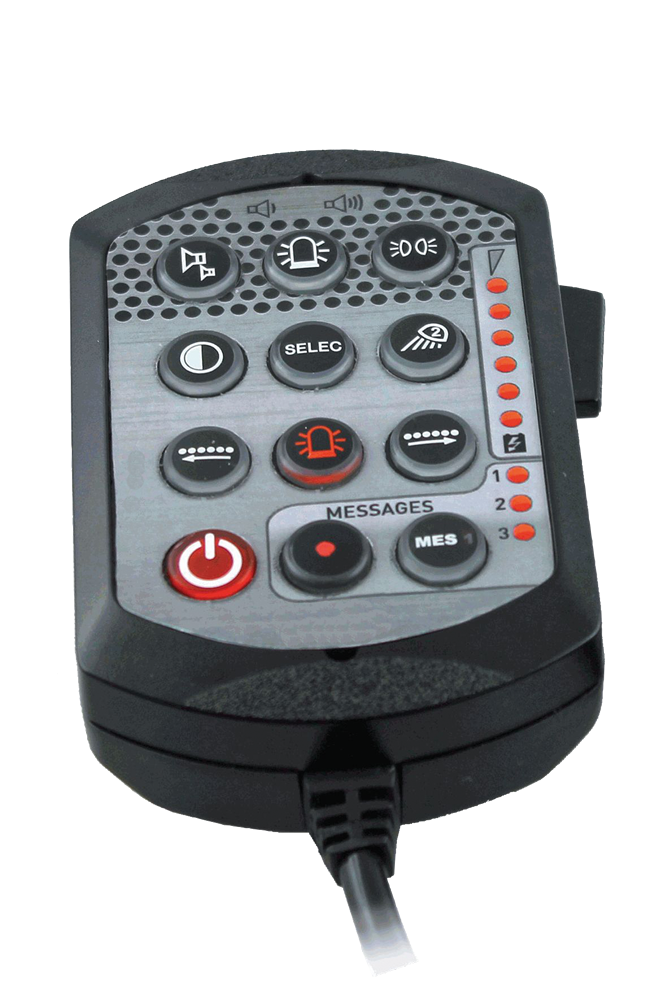 Universal 11-button Canbus system with integrated siren and PA