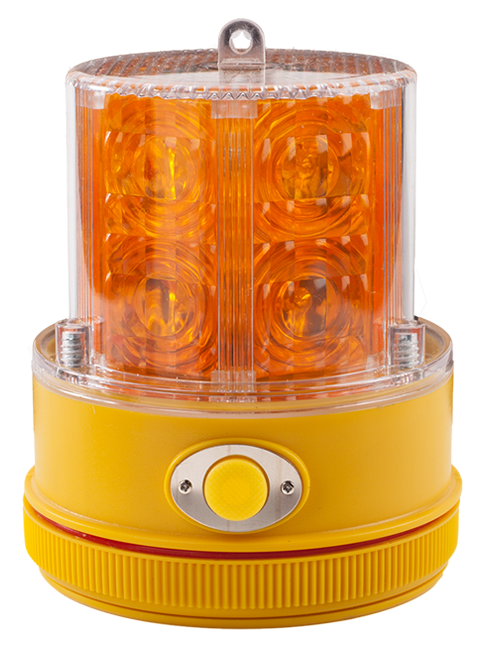 Gyrophare | LED | orange | magnétique | rechargeable