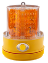 Flitslicht | LED | oranje | magnetisch | op batterij