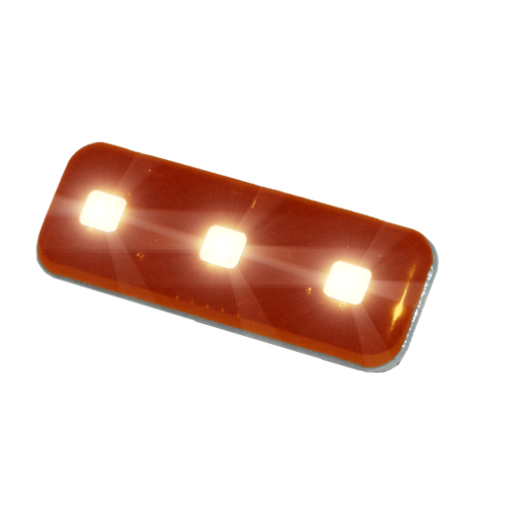 Intermitente LED | 3 LED | 12V | ámbar
