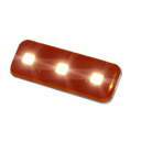 Lampeggiatore a LED | 3 LEDs | 12V | ambra