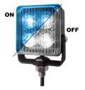 Intermitente LED | 4 LED | 12-24V | azul