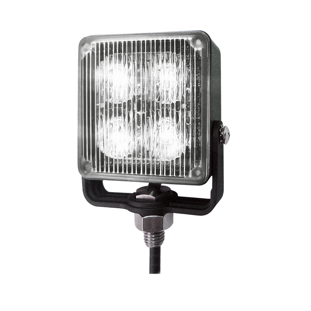 LED Flitser | 4 LEDs | 12-24V | wit