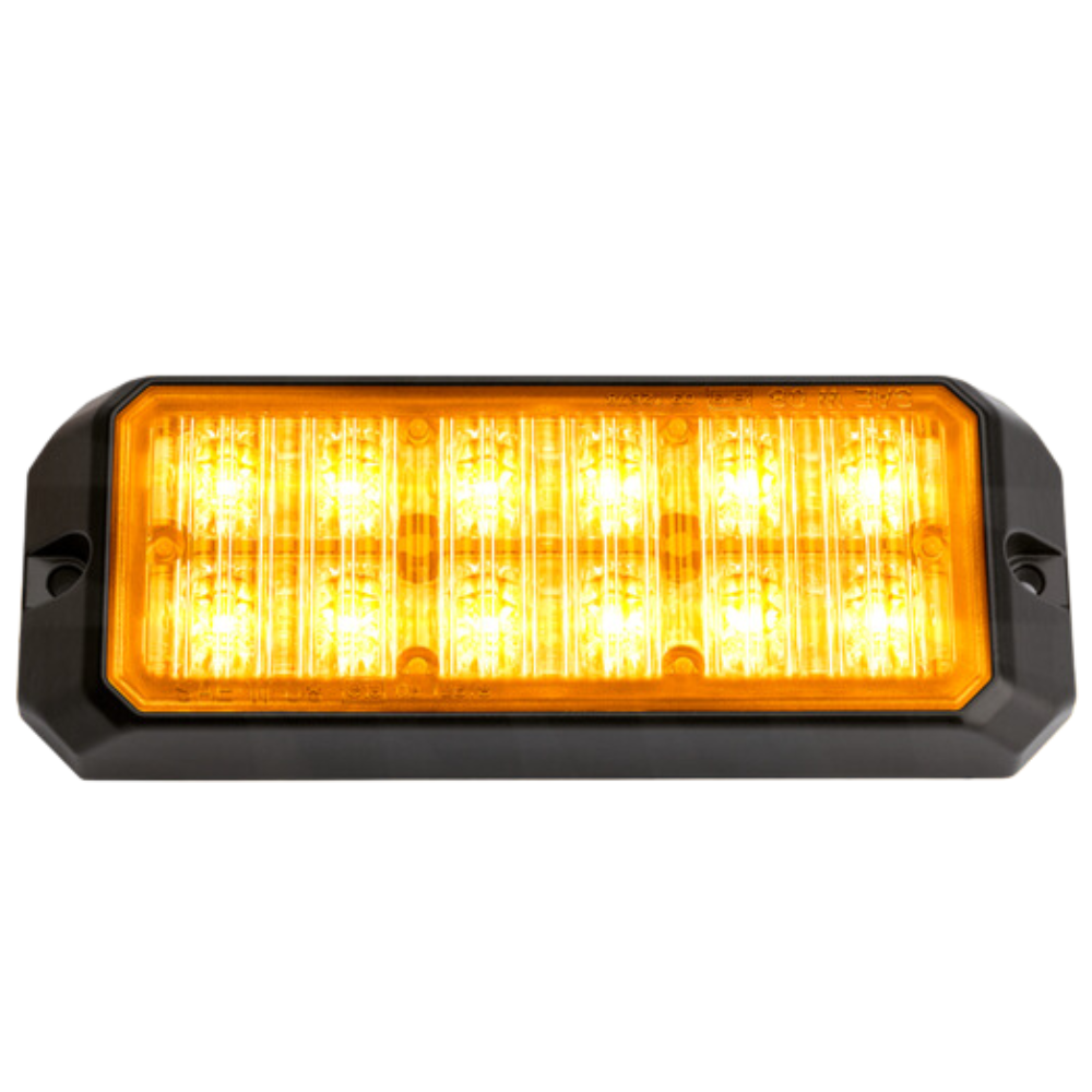 Lampeggiatore a LED | 12 LEDs | 12-24V | ambra