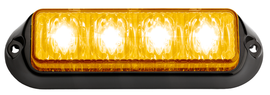Flitser | LED | 4 LEDs | 12-24V | oranje